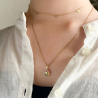 K18＆K10 Happy Rainbow Pendant　虹色のニッコリペンダントトップ