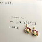 K18＆K10 Happy Rainbow Pendant　虹色のニッコリペンダントトップ