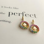 K18＆K10 Happy Rainbow Pendant　虹色のニッコリペンダントトップ