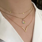 K18＆K10 Happy Rainbow Pendant　虹色のニッコリペンダントトップ