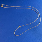 １８金製 星モチーフチェーン40cm/45cm