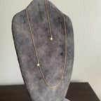 １８金製 星モチーフ・スライドアジャスターチェーン50cm/60cm