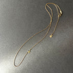 １８金製 星モチーフ・スライドアジャスターチェーン50cm/60cm